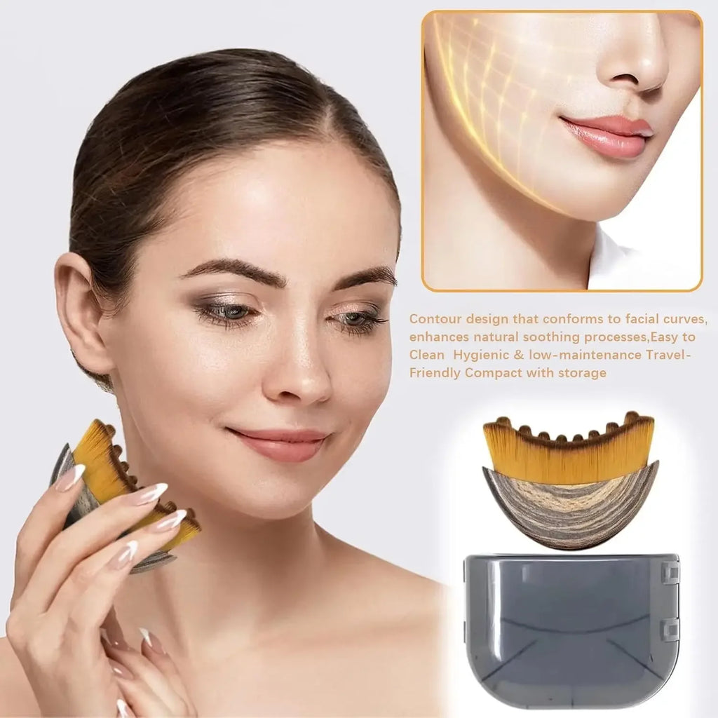 Lymphatic Sculpt Face Brush – Jawline & Chin Contouring Massager