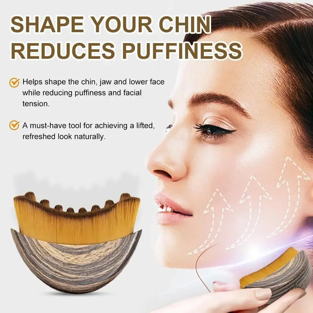 Lymphatic Sculpt Face Brush – Jawline & Chin Contouring Massager